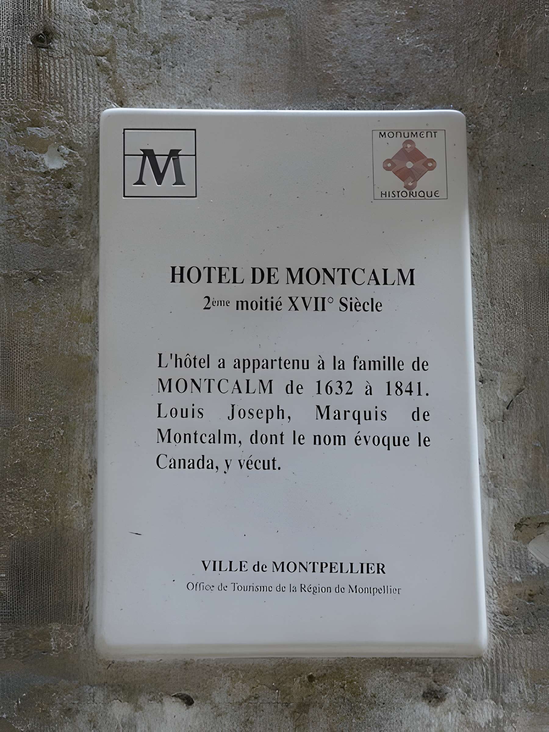 Hôtel de Montcalm à Montpellier
