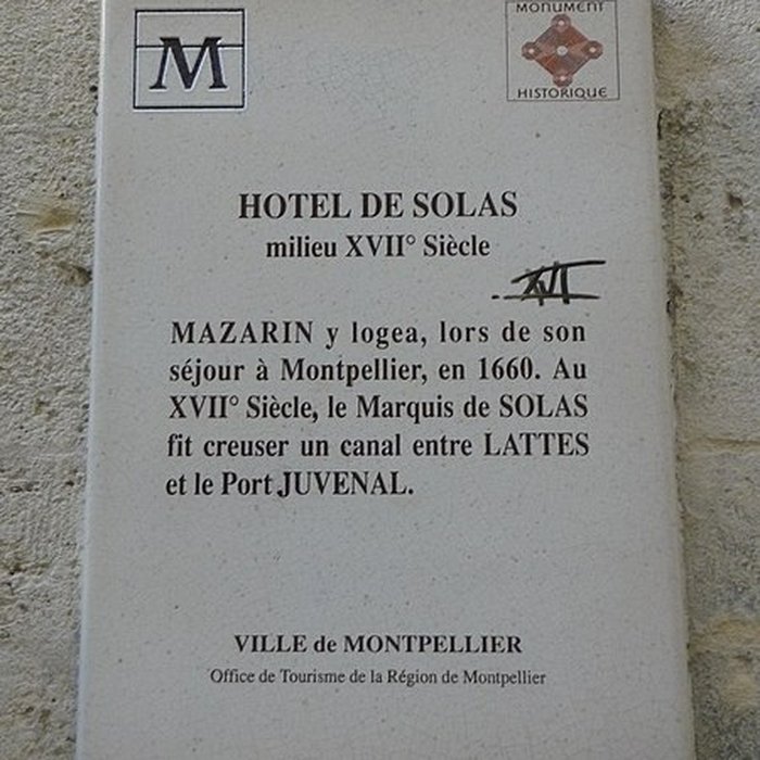 Photo de Hôtel de Solas à Montpellier