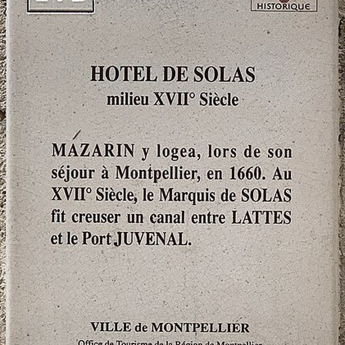Photo de Hôtel de Solas à Montpellier