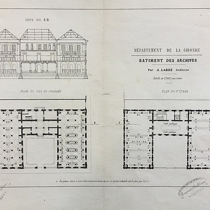 Photo de Hôtel des archives départementales de la Gironde à Bordeaux