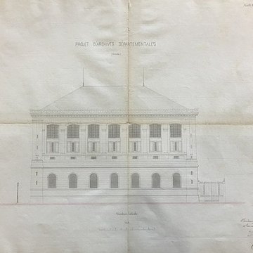 Hôtel des archives départementales de la Gironde à Bordeaux