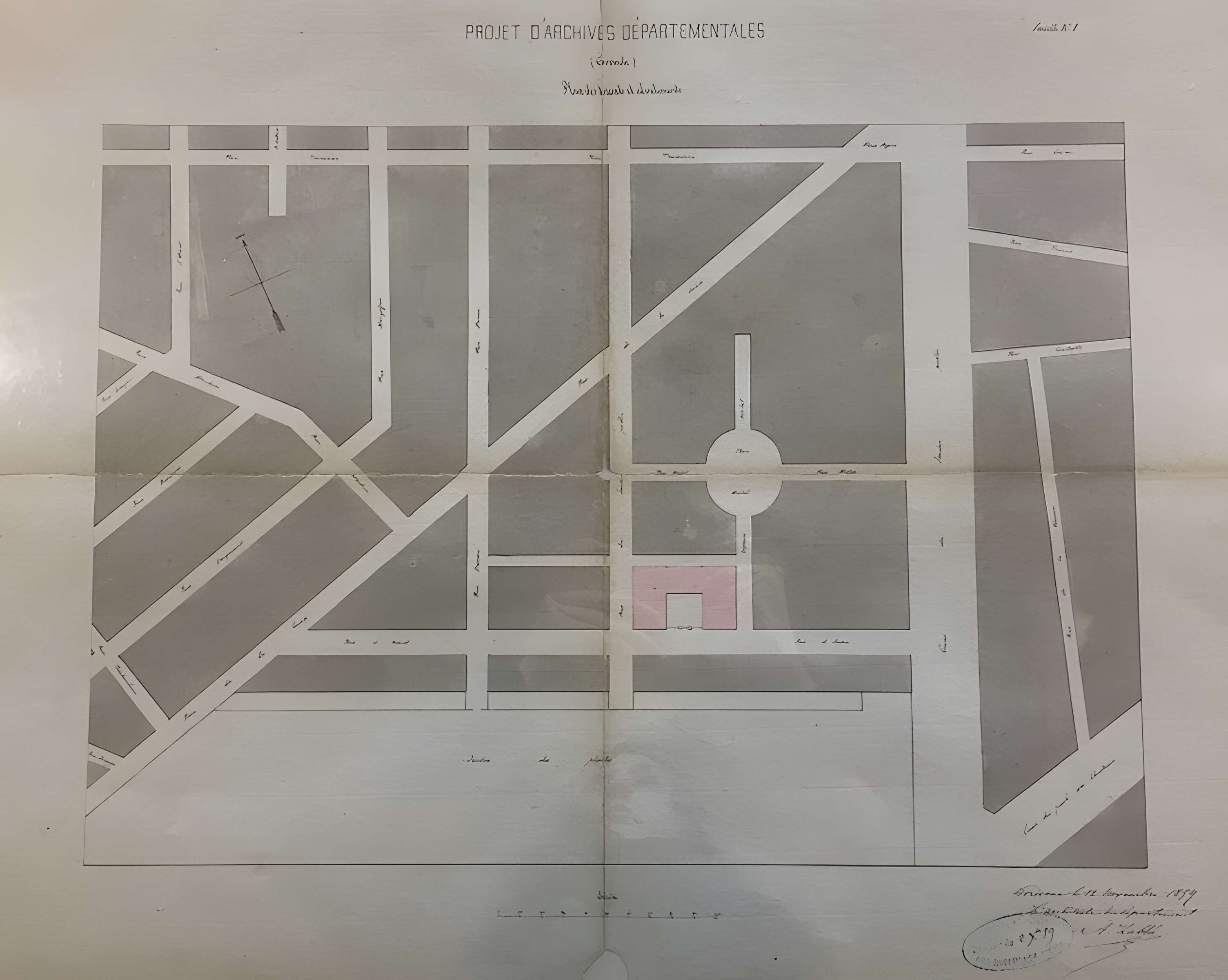 Hôtel des archives départementales de la Gironde à Bordeaux