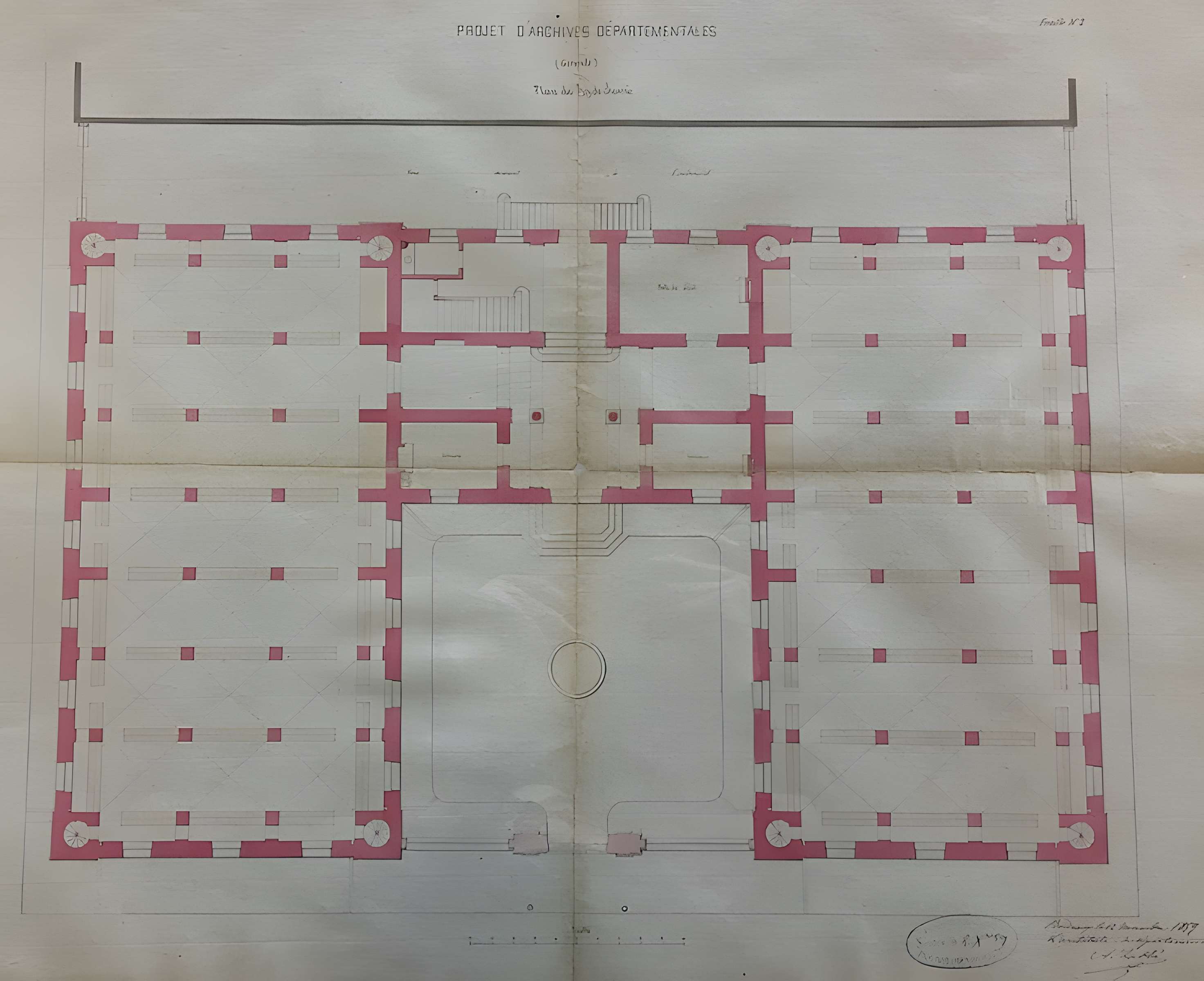 Hôtel des archives départementales de la Gironde à Bordeaux