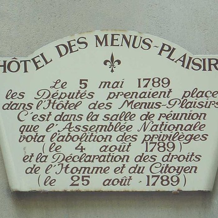 Photo de Hôtel des Menus Plaisirs à Versailles