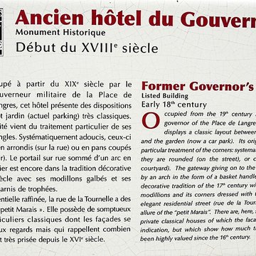 Hôtel du Gouverneur de Langres