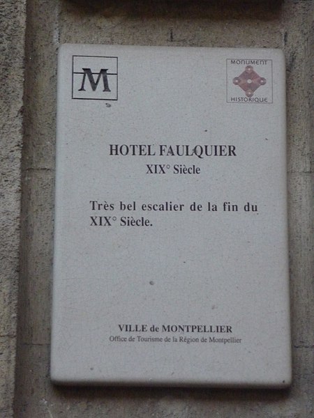 Hôtel Faulquier à Montpellier