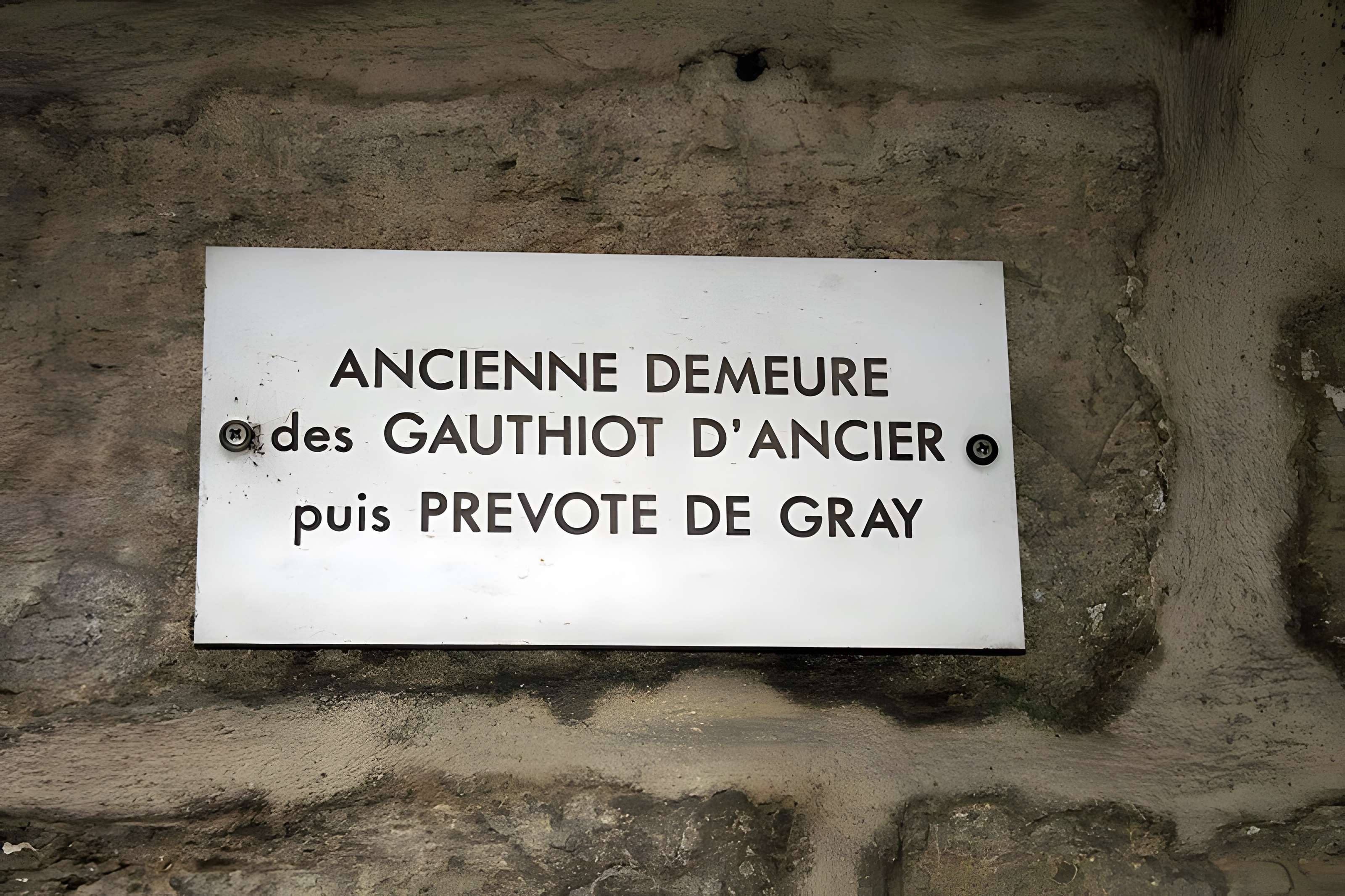 Hôtel Gauthiot d'Ancier à Gray