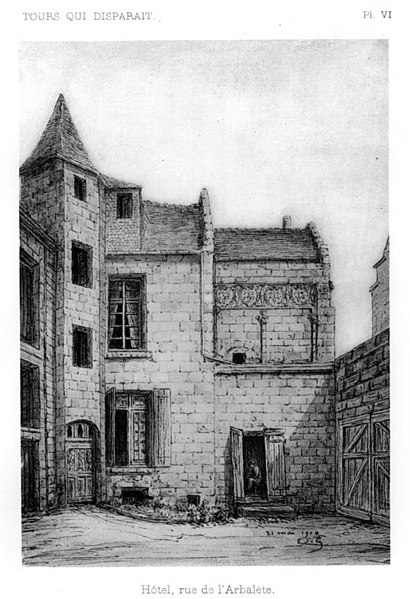 Hôtel, 5 Rue de l'Arbalète à Tours