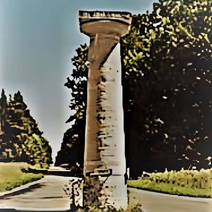 Photo de Borne-colonne N2 de la forêt de Chaux à Augerans