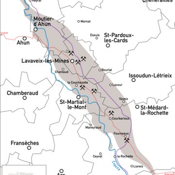 Houillères dAhun à Lavaveix-les-Mines
