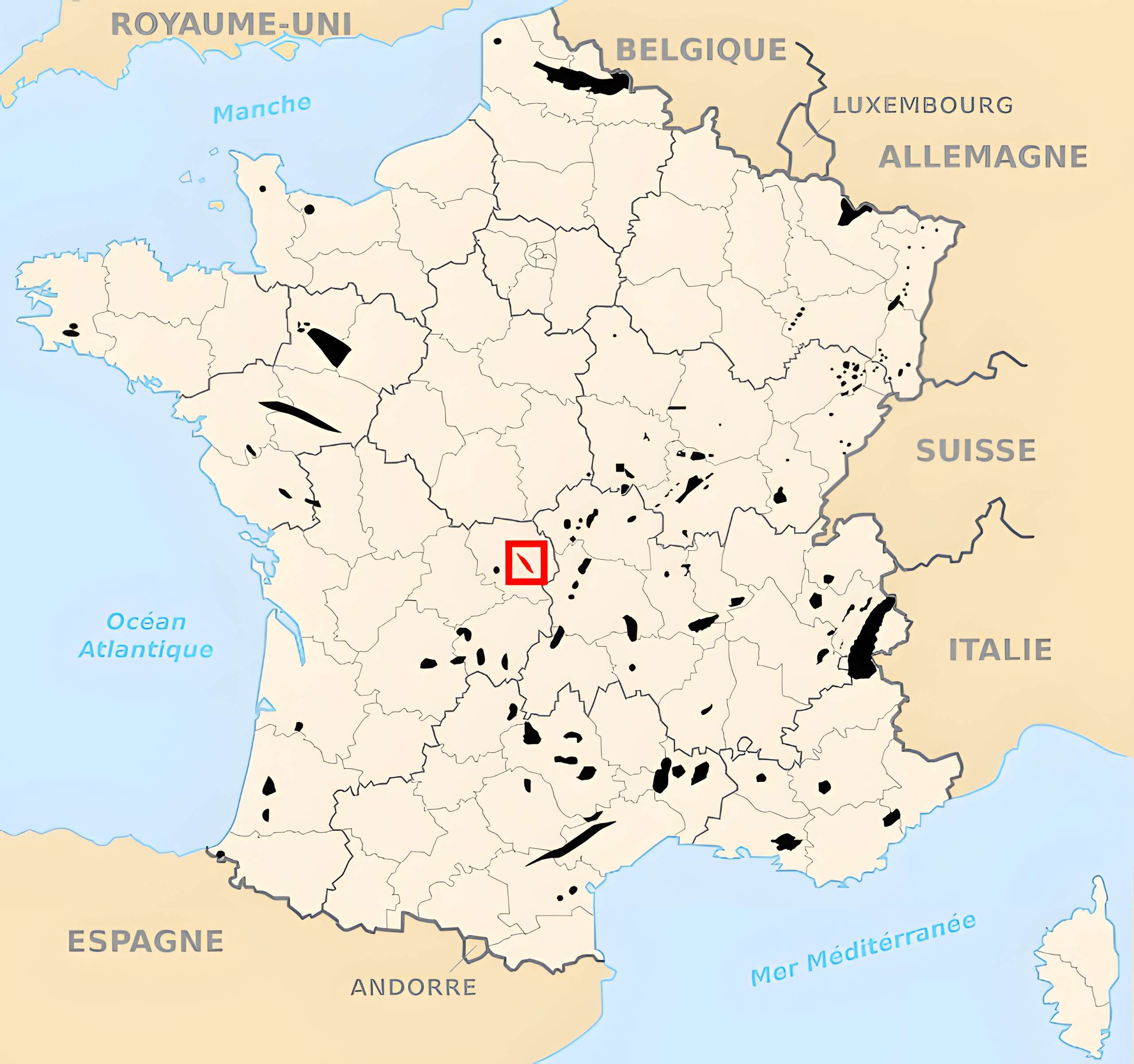 Houillères d'Ahun à Lavaveix-les-Mines