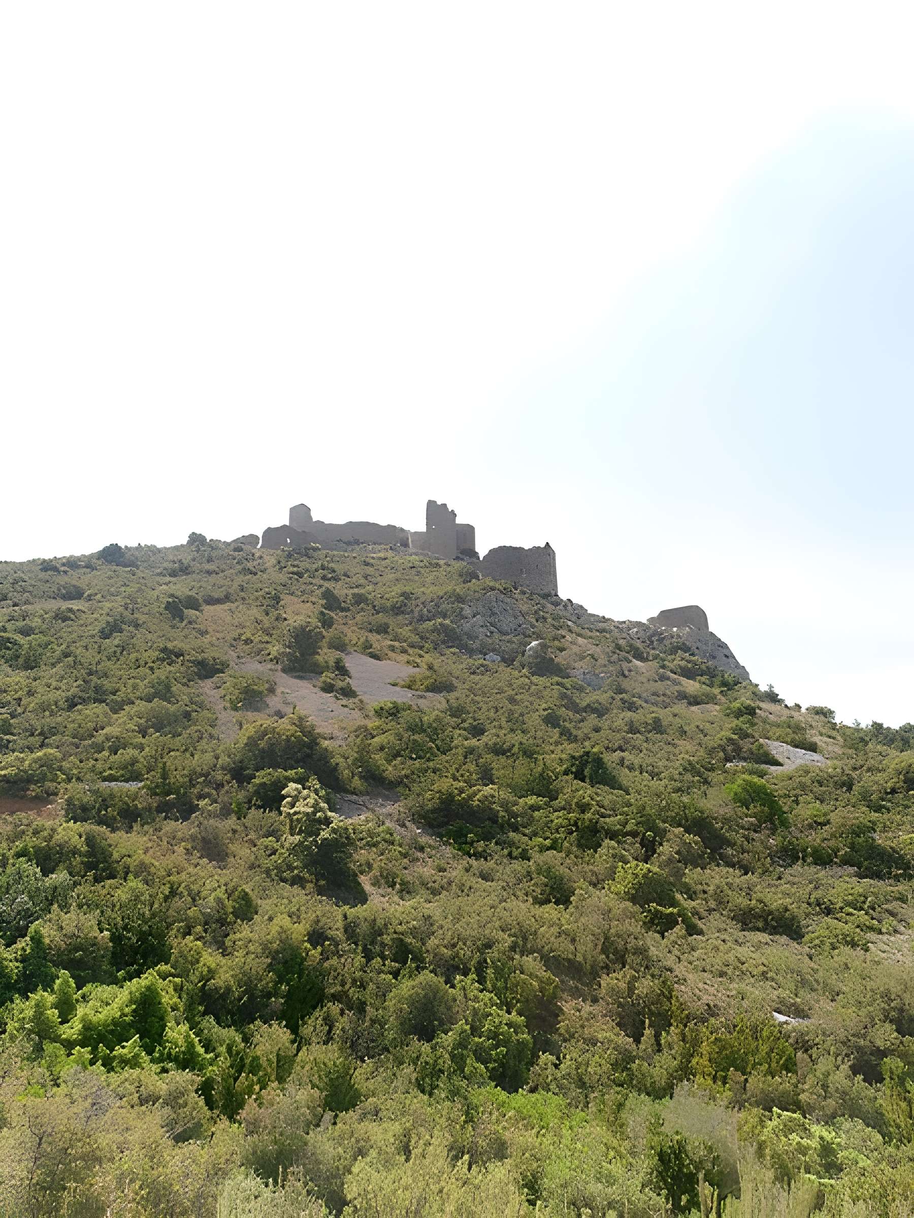 Ensemble des vestiges du château d'Aguilar