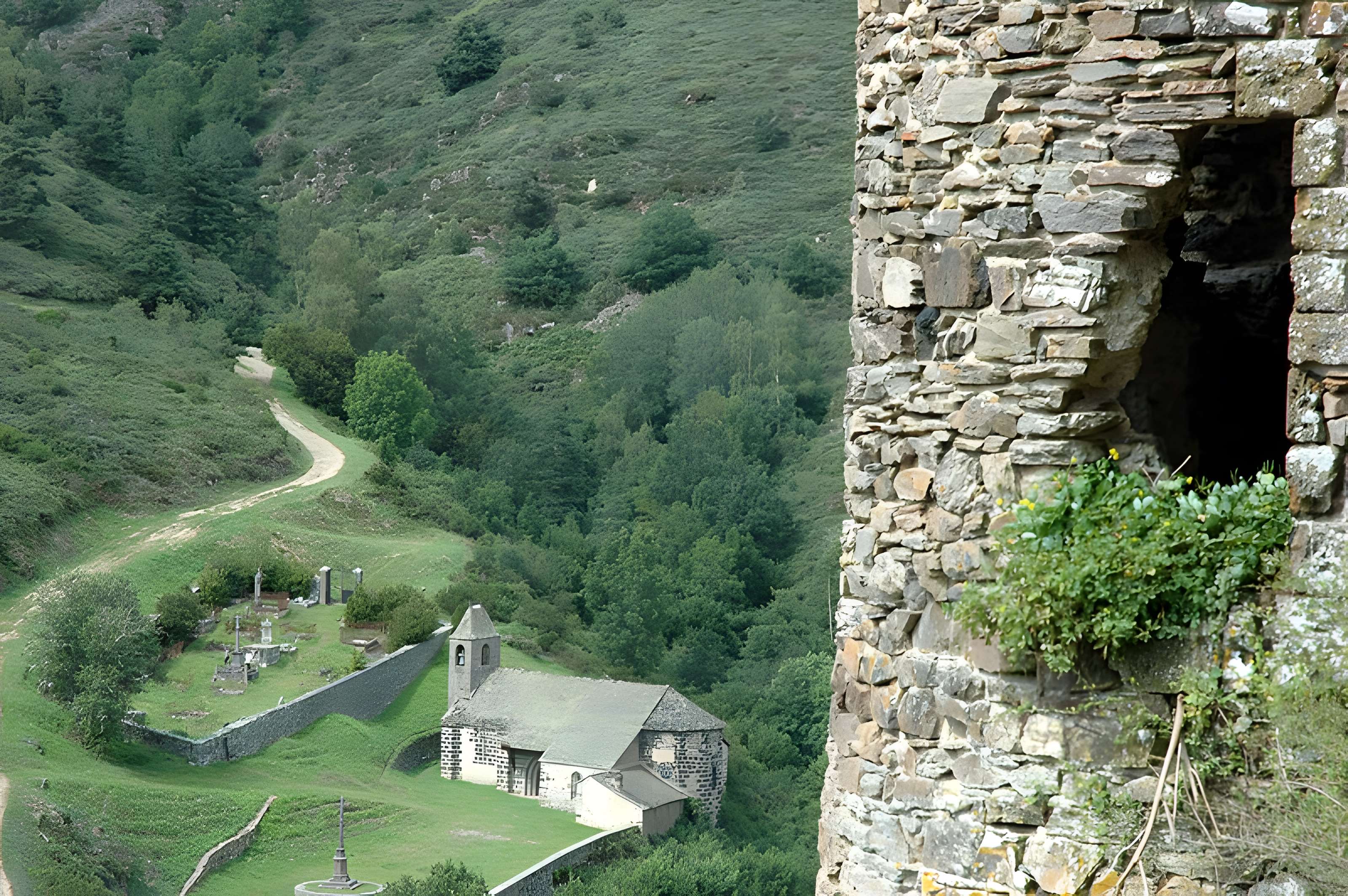 Restes du château fort