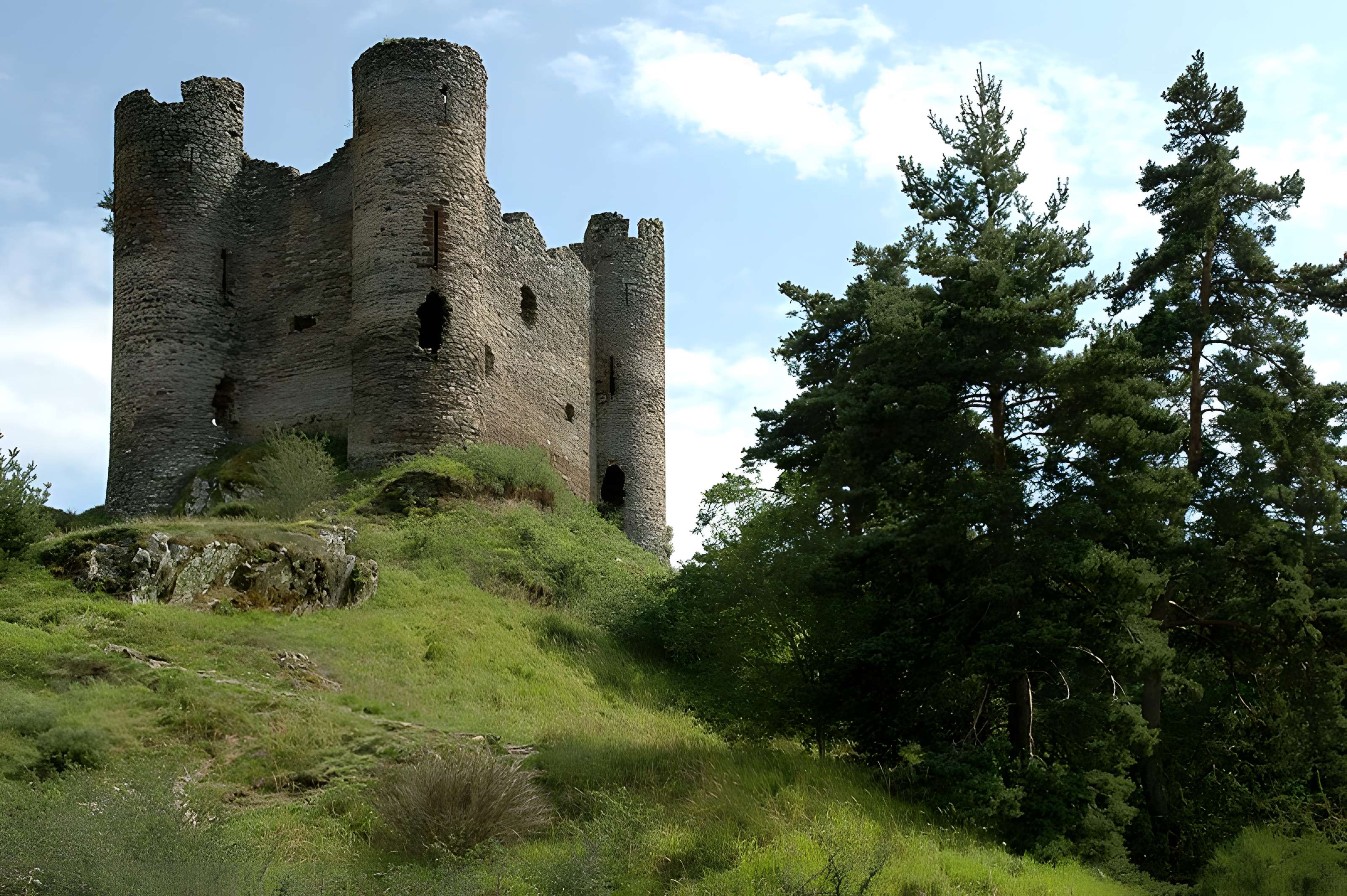 Restes du château fort