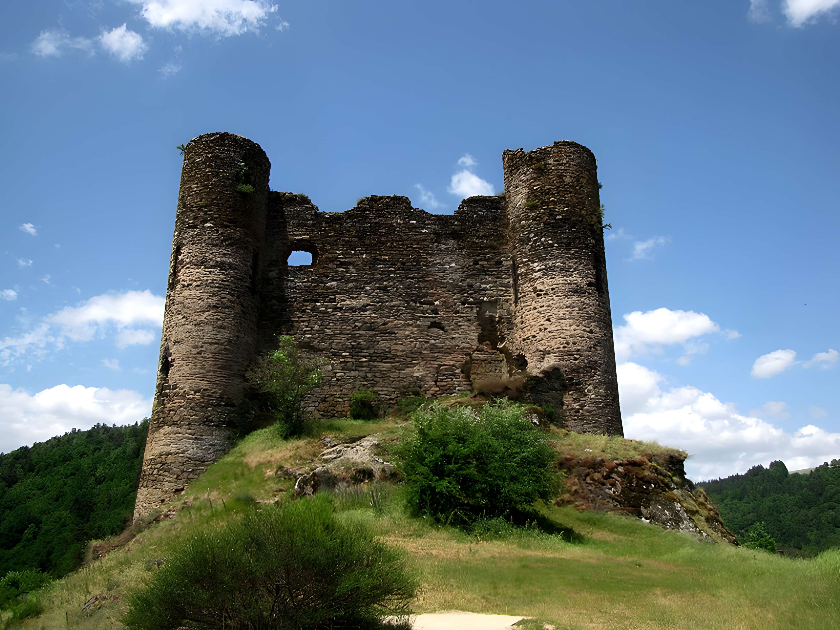 Restes du château fort