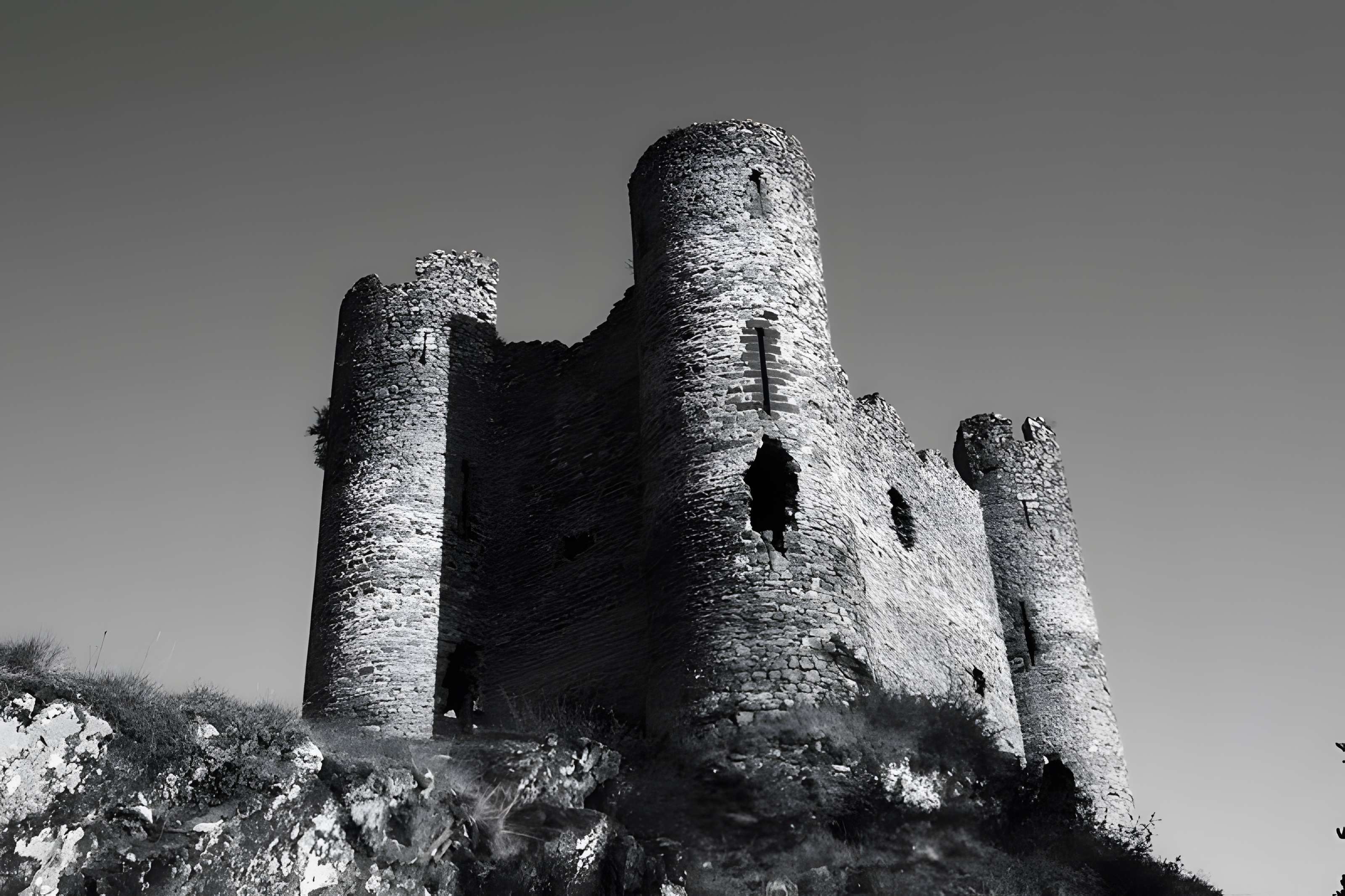 Restes du château fort