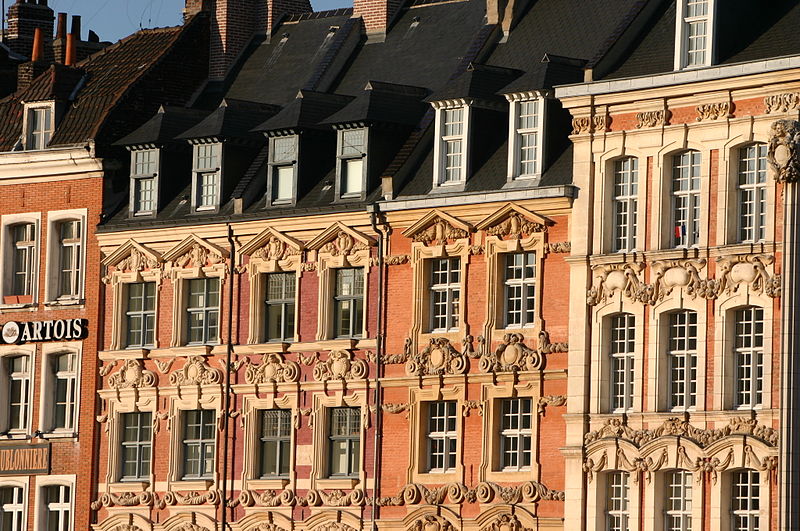 Immeubles, Place du Général-de-Gaulle à Lille