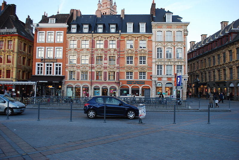 Immeubles, Place du Général-de-Gaulle à Lille