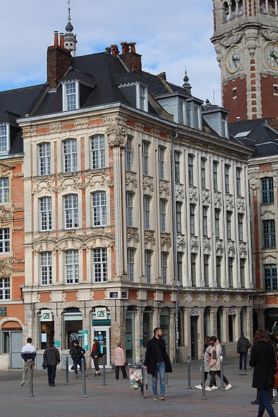 Immeubles, Place du Général-de-Gaulle à Lille