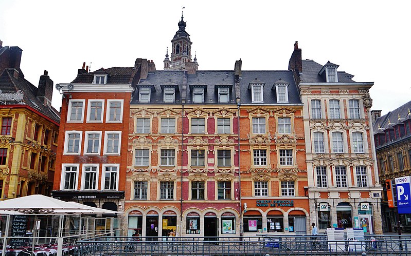 Immeubles, Place du Général-de-Gaulle à Lille