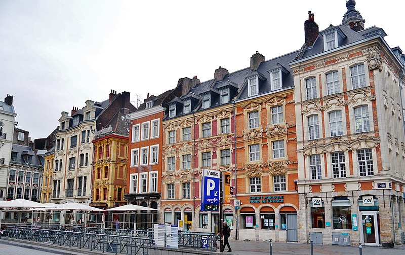 Immeubles, Place du Général-de-Gaulle à Lille