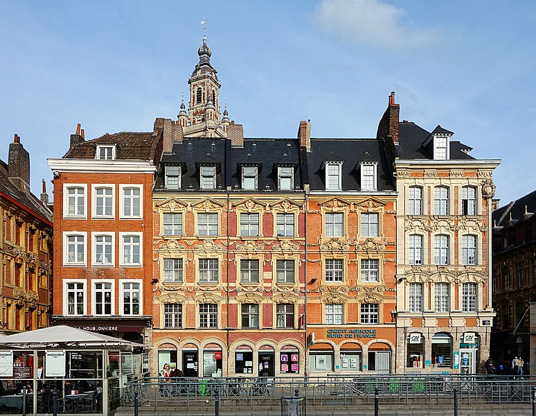 Immeubles, Place du Général-de-Gaulle à Lille