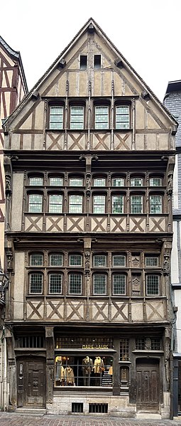 Immeubles, Rue Saint-Romain N°74 à Rouen
