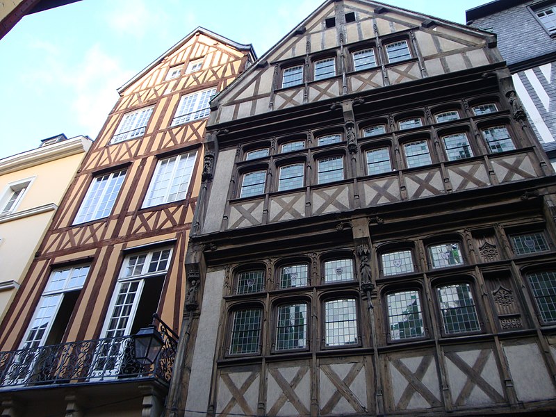 Immeubles, Rue Saint-Romain N°74 à Rouen