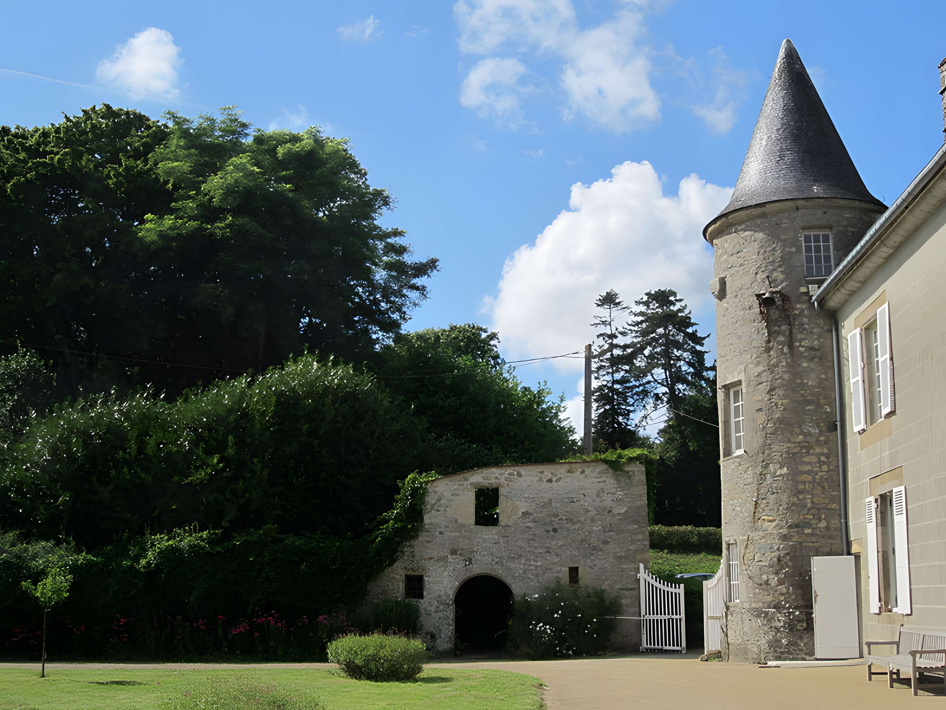 Jardin de la maison de Montcuit