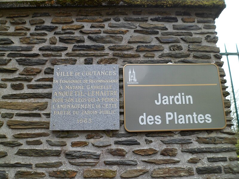 Jardin des plantes de Coutances