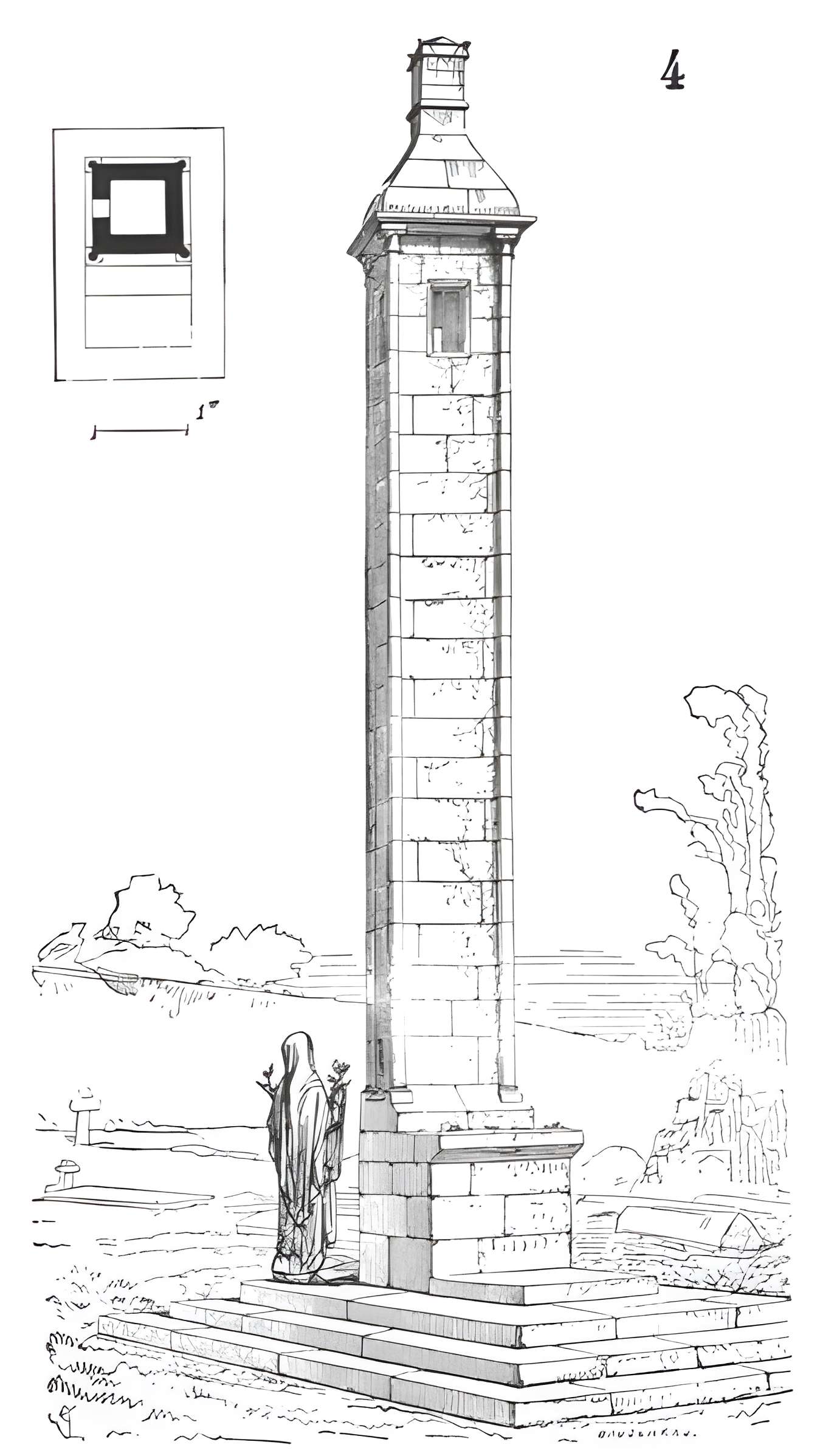 Lanterne des morts d'Antigny