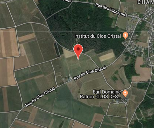 Le clos de vigne dénommé Clos Cristal 