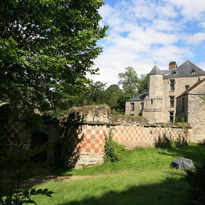 Photo de Château et pigeonnier en face de lentrée