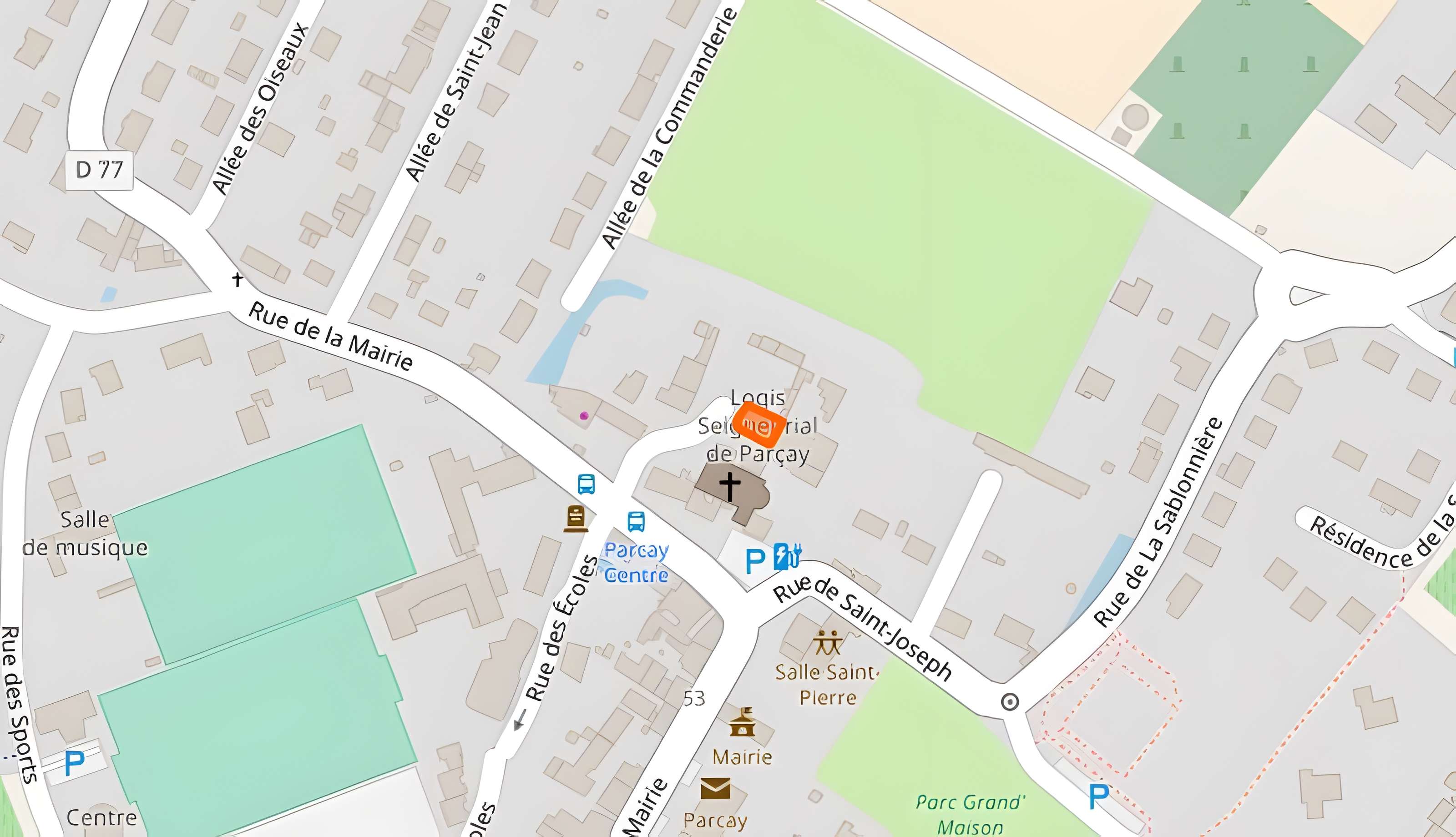 Logis seigneurial de Parcay