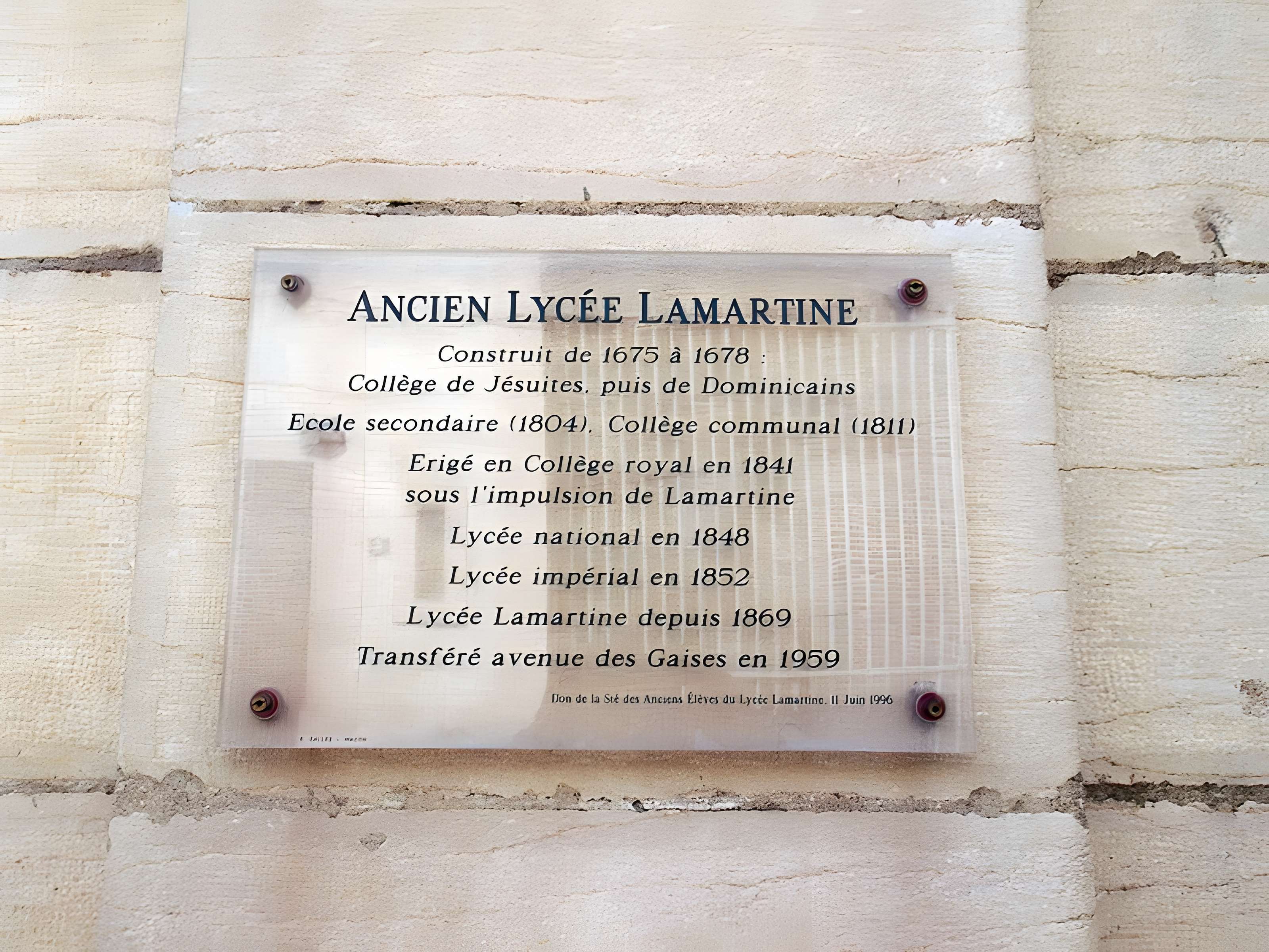 Lycée Lamartine de Mâcon