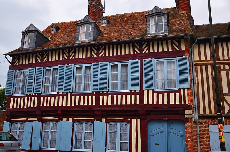 Maison à pans de bois, 60 Rue Saint-Michel à Pont-l'Évêque