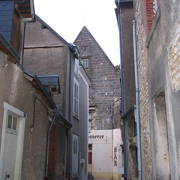 Maison à pignon, Rue de la République à Reuilly