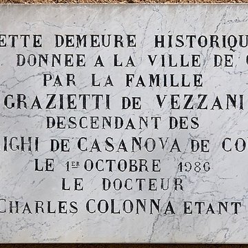 Maison Arrighi de Casanova à Corte