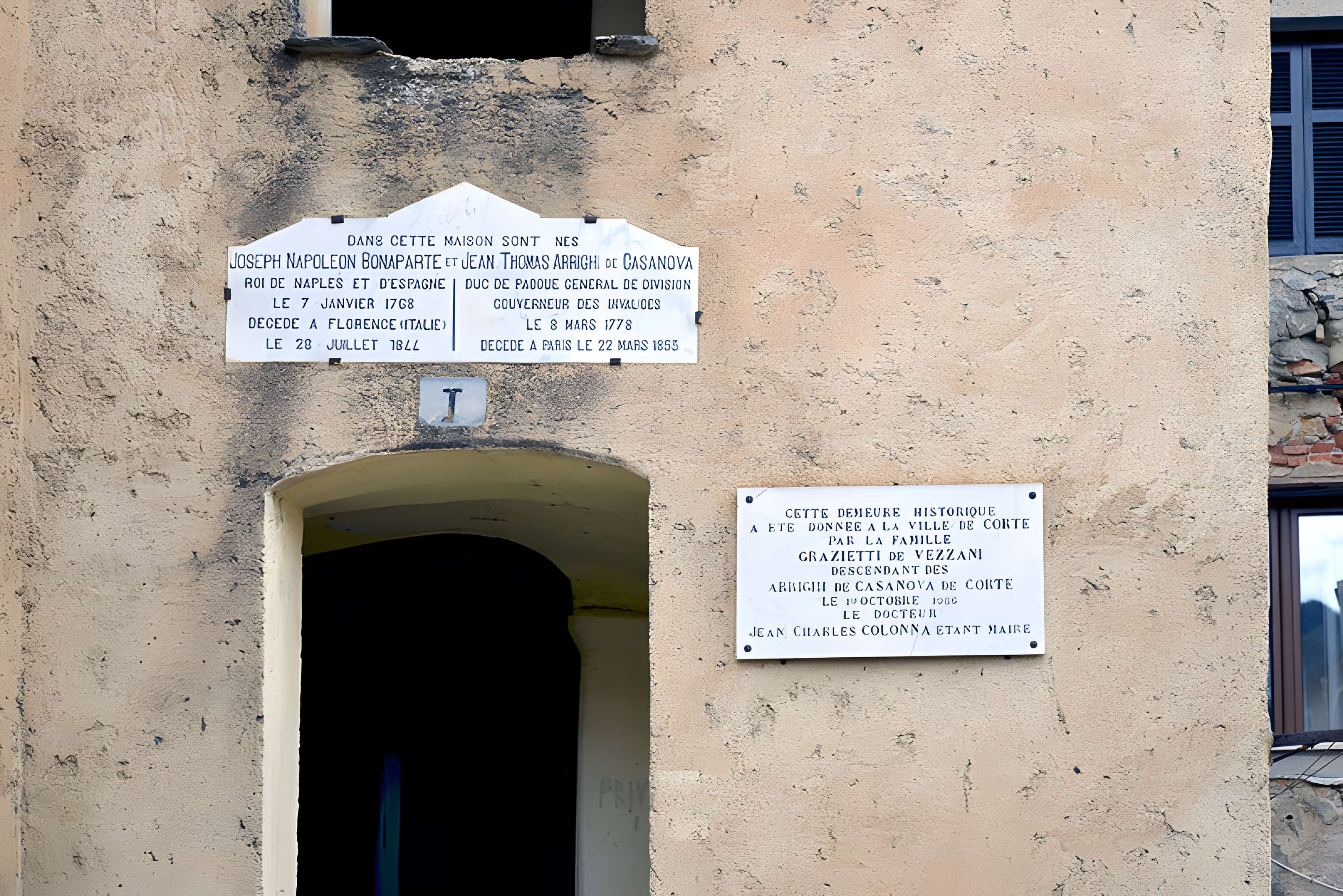 Maison Arrighi de Casanova à Corte