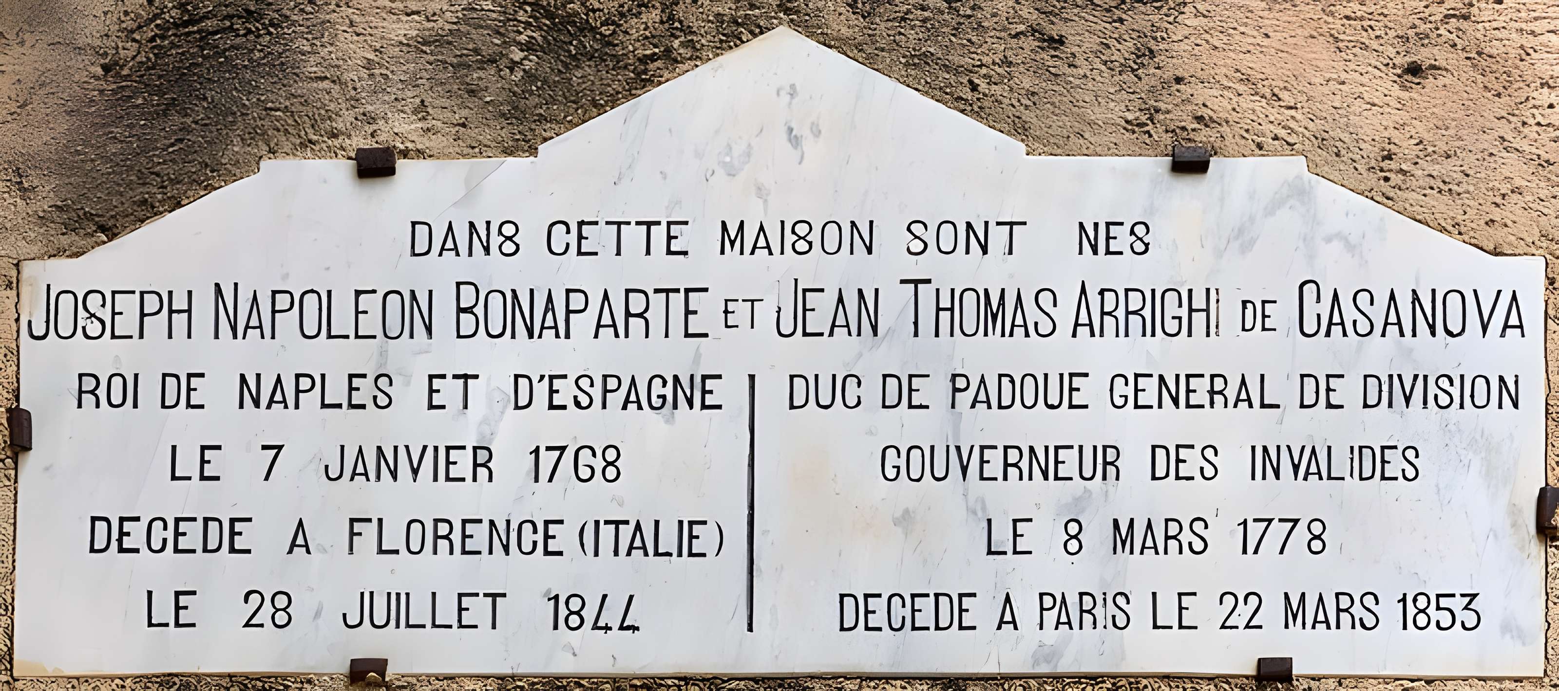 Maison Arrighi de Casanova à Corte