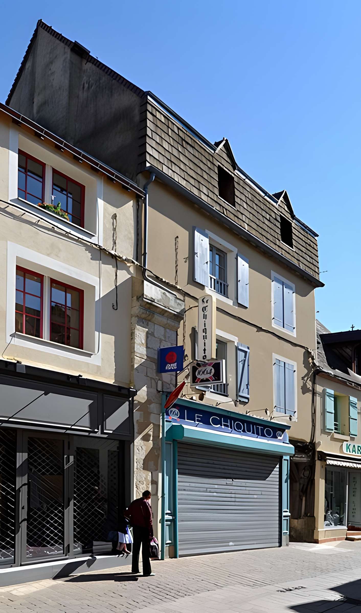 Maison au poteau sculpté à La Ferté-Bernard