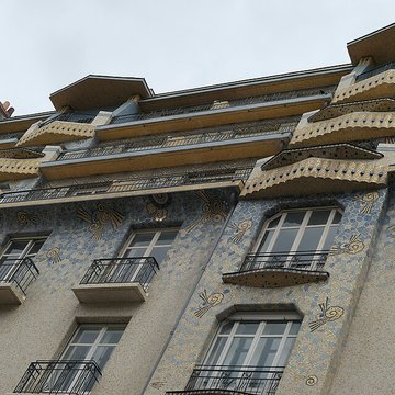 Maison bleue à Angers