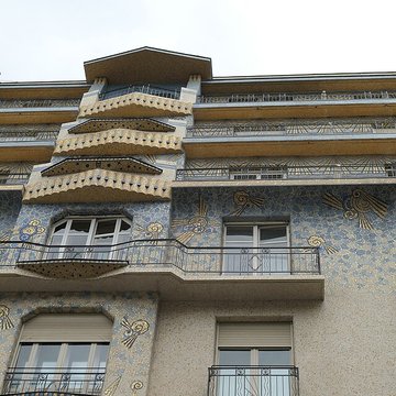 Maison bleue à Angers