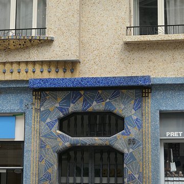 Maison bleue à Angers
