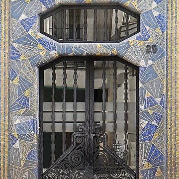 Maison bleue à Angers