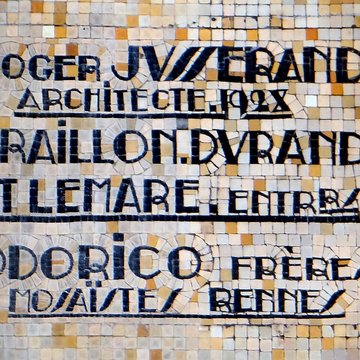 Maison bleue à Angers