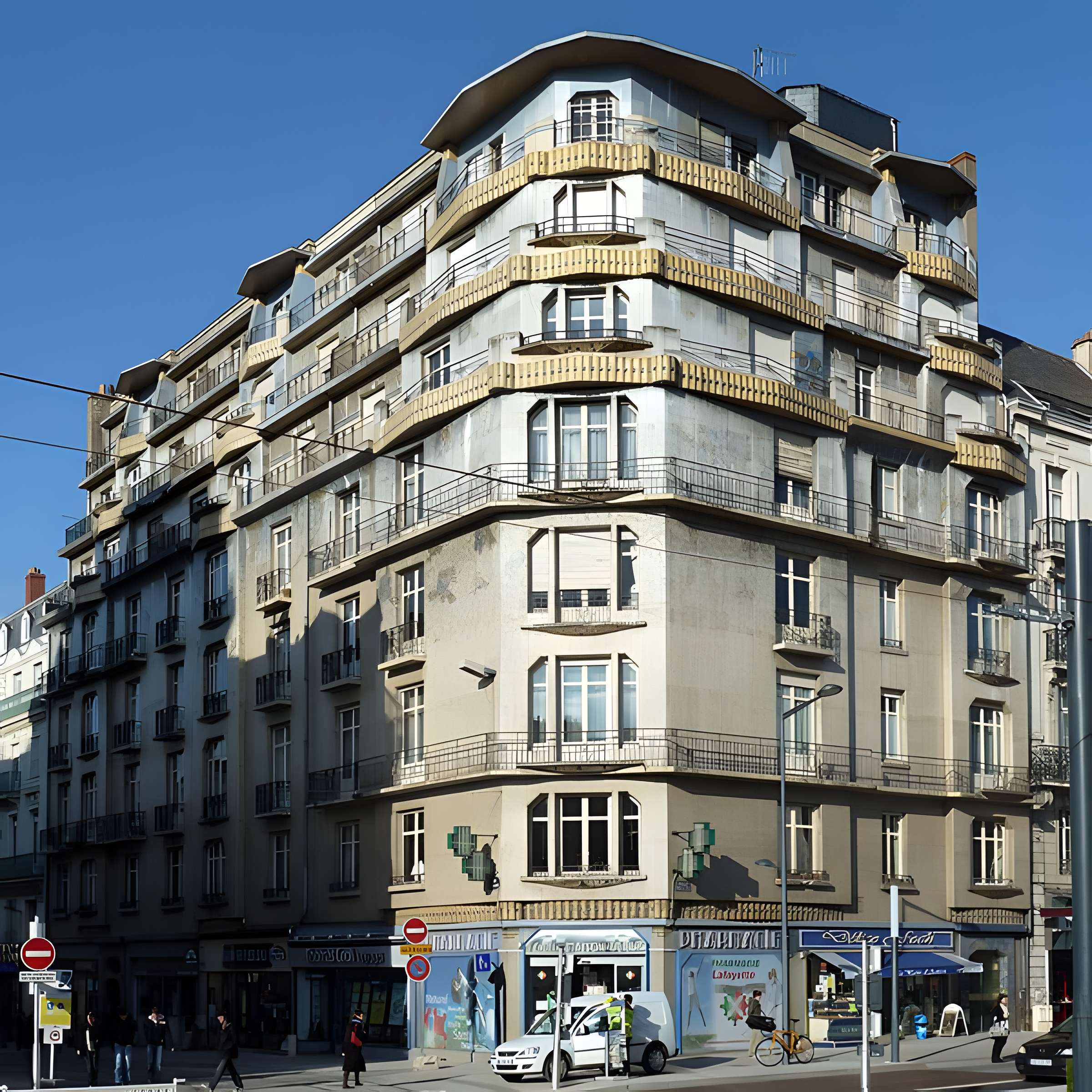 Maison bleue à Angers 