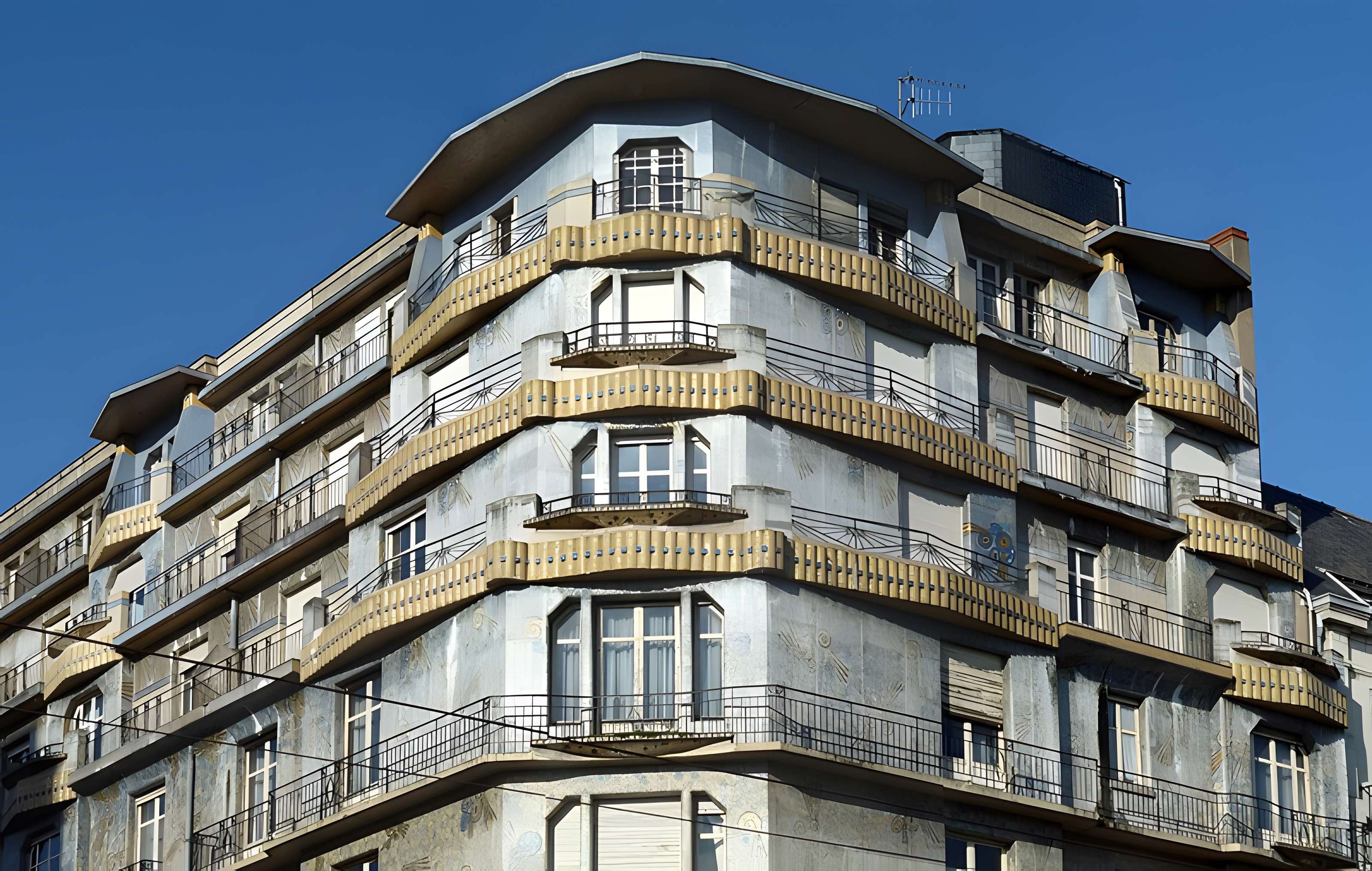 Maison bleue à Angers