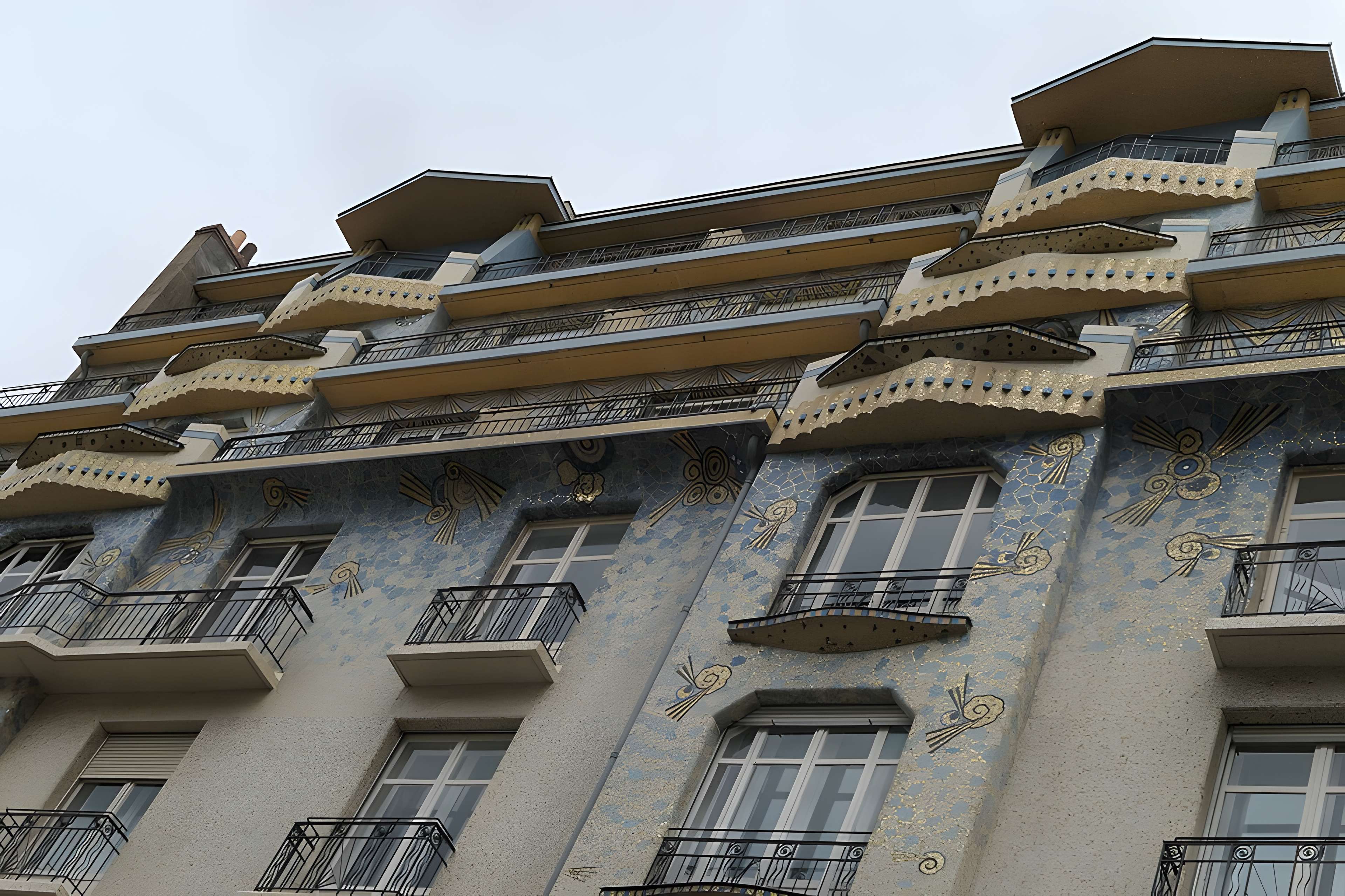 Maison bleue à Angers