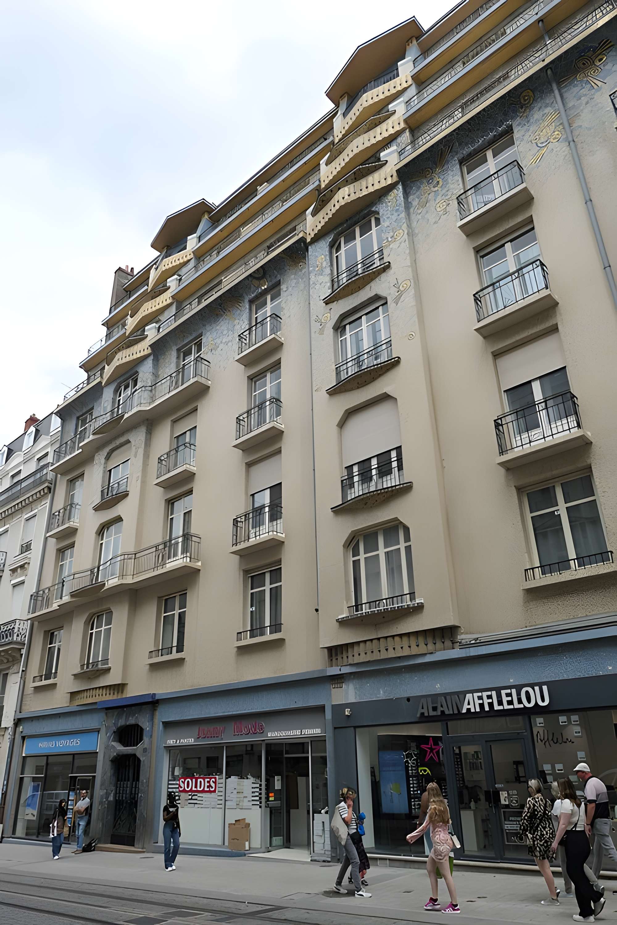 Maison bleue à Angers